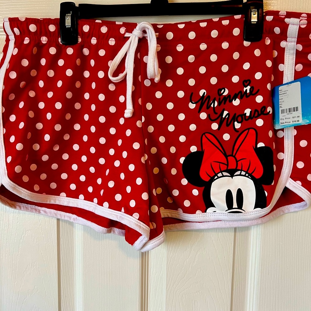 Mouse Red/White Polka Dot Shorts